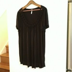 Loose flowing black top